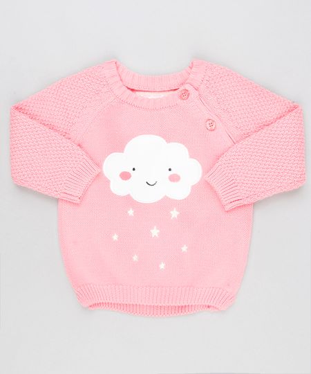 Sueter-Infantil-Nuvem-em-Trico-com-Botoes-Gola-Redonda-Manga-Longa-Rosa-8921809-Rosa_1 Sueter-Infantil-Nuvem-em-Trico-com-Botoes-Gola-Redonda-Manga-Longa-Rosa-8921809-Rosa_1