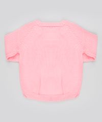 Sueter-Infantil-Nuvem-em-Trico-com-Botoes-Gola-Redonda-Manga-Longa-Rosa-8921809-Rosa_2
