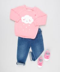 Sueter-Infantil-Nuvem-em-Trico-com-Botoes-Gola-Redonda-Manga-Longa-Rosa-8921809-Rosa_3