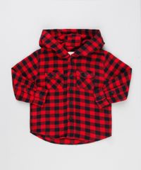 Camisa-Infantil-Xadrez-em-Flanela-com-Capuz-Manga-Longa-Vermelha-8853428-Vermelho_1