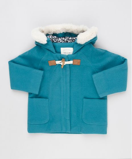 Jaqueta-Infantil-com-Pelo-Removivel-no-Capuz-Verde-Escuro-8907280-Verde_Escuro_1
