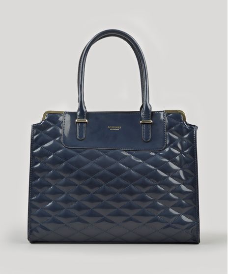 Bolsa-Feminina-Shoulder-em-Verniz-Matelasse-com-Alcas-Fixas-Azul-Marinho-8505682-Azul_Marinho_1