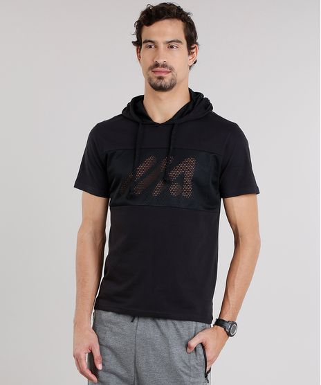 Camiseta-Masculina-Esportiva-Ace-com-Tela-e-Capuz-Manga-Curta-Preta-9126046-Preto_1