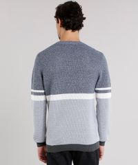 Sueter-Masculino-Bicolor-com-Listras-em-Trico-Gola-Redonda-Manga-Longa-Azul-Marinho-8851858-Azul_Marinho_2 Sueter-Masculino-Bicolor-com-Listras-em-Trico-Gola-Redonda-Manga-Longa-Azul-Marinho-8851858-Azul_Marinho_2