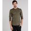 Camisa-Masculina-Slim-Estampada-com-Gola-Padre-Manga-Longa-Verde-Militar-8908876-Verde_Militar_1