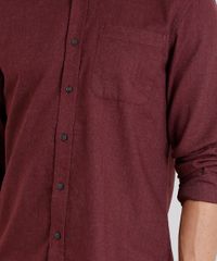 Camisa-Masculina-Comfort-em-Flanela-Manga-Longa-Vinho-8860673-Vinho_4