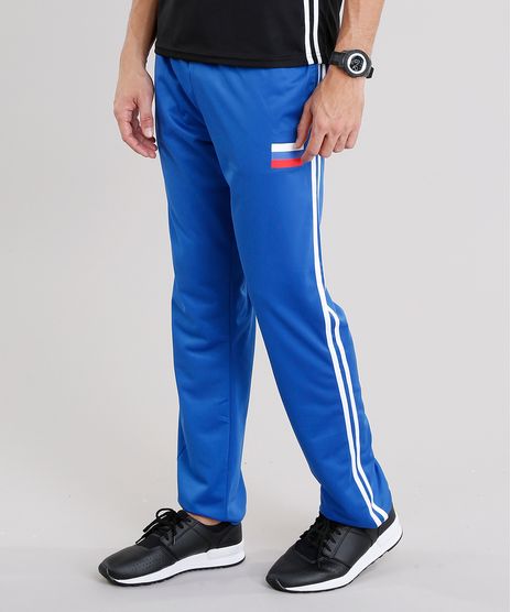 Calca-Masculina-Esportiva-Russia-Ace-em-Moletom-com-Listras-Laterais-Azul-Royal-8842250-Azul_Royal_1