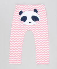 Calca-Infantil-Panda-Estampada-Chevron-em-Algodao---Sustentavel-Off-White-8795979-Off_White_1