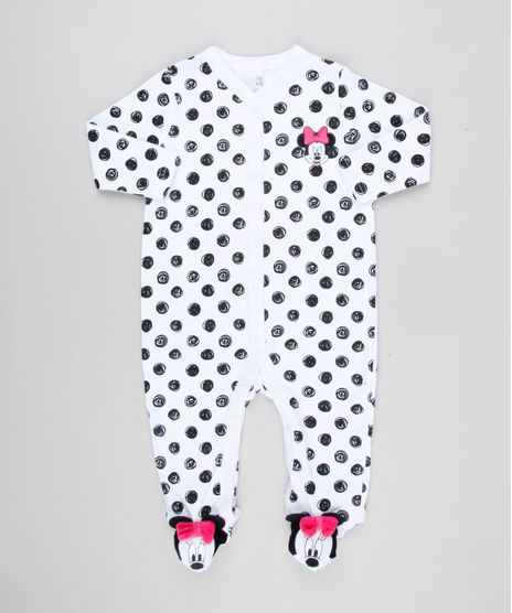 Macacao-Infantil-Minnie-Estampado-de-Poa-Manga-Longa-em-Algodao---Sustentavel-Branco-8928690-Branco_1