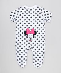 Macacao-Infantil-Minnie-Estampado-de-Poa-Manga-Longa-em-Algodao---Sustentavel-Branco-8928690-Branco_2