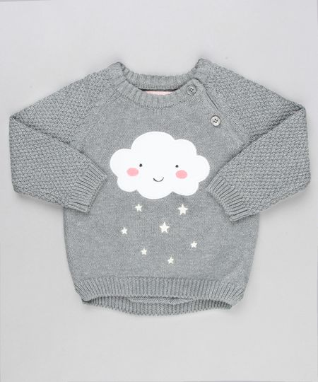 Sueter-Infantil-Nuvem-em-Trico-com-Botoes-Gola-Redonda-Manga-Longa-Cinza-Mescla-8921809-Cinza_Mescla_1 Sueter-Infantil-Nuvem-em-Trico-com-Botoes-Gola-Redonda-Manga-Longa-Cinza-Mescla-8921809-Cinza_Mescla_1