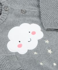 Sueter-Infantil-Nuvem-em-Trico-com-Botoes-Gola-Redonda-Manga-Longa-Cinza-Mescla-8921809-Cinza_Mescla_4