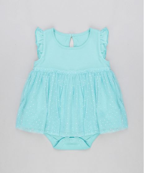 Body-Saia-Infantil-com-Tule-e-Babado-Sem-Manga-Decote-Redondo-em-Algodao---Sustentavel-Verde-Agua-8921835-Verde_Agua_1