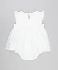 Body-Saia-Infantil-com-Tule-e-Babado-Sem-Manga-Decote-Redondo-em-Algodao---Sustentavel-Off-White-8921835-Off_White_2