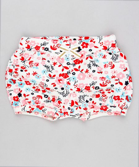Short-Infantil-Estampado-Floral-em-Algodao---Sustentavel-Off-White-9058505-Off_White_1
