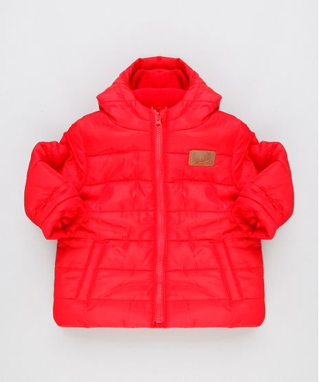 Jaqueta-Infantil-Puffer-com-Capuz-e-Forro-em-Fleece-Vermelha-8889485-Vermelho_1