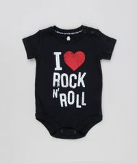 Body-Infantil--I-Love-Rock-N--Roll--Manga-Curta-Decote-Redondo-Preto-9133900-Preto_1