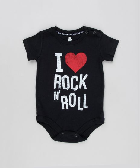 Body-Infantil--I-Love-Rock-N--Roll--Manga-Curta-Decote-Redondo-Preto-9133900-Preto_1