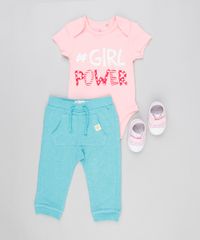 Body-Infantil--Girl-Power--Manga-Curta-Decote-Redondo-em-Algodao---Sustentavel-Rosa-8915711-Rosa_3