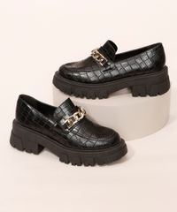 Mocassim-Feminino-Mindset-Tratorado-Texturizado-Croco-com-Corrente-Preto-9984972-Preto_1