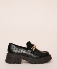 Mocassim-Feminino-Mindset-Tratorado-Texturizado-Croco-com-Corrente-Preto-9984972-Preto_2