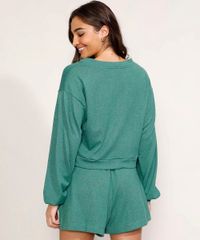 Cardigan-Feminino-Mindset-Oversized-Cropped-Manga-Bufante-Decote-V-Verde-Escuro-9989260-Verde_Escuro_2