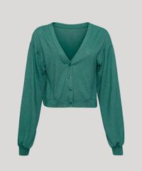 Cardigan-Feminino-Mindset-Oversized-Cropped-Manga-Bufante-Decote-V-Verde-Escuro-9989260-Verde_Escuro_6