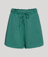 Short-Feminino-Mindset-Cintura-Super-Alta-com-Bolsos-e-Cordao-Verde-Escuro-9989261-Verde_Escuro_6