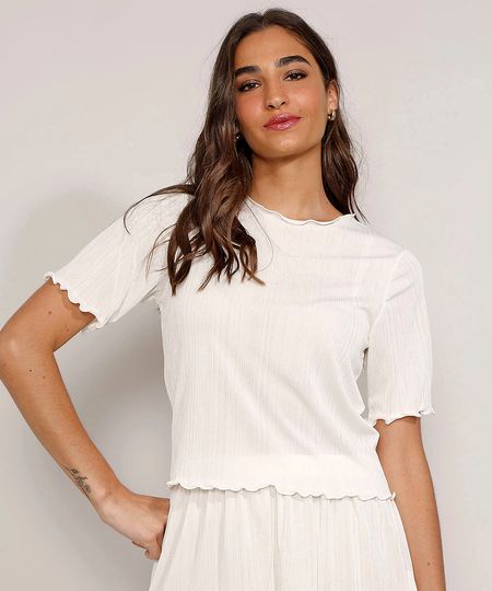 Blusa-Feminina-Mindset-Texturizada-com-Frufru-Manga-Curta-Decote-Redondo-Off-White-9985193-Off_White_1