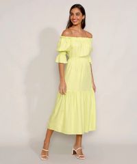 Vestido-Feminino-Mindset-Midi-Ombro-a-Ombro-com-Recortes-Manga-Bufante-Verde-Claro-9972972-Verde_Claro_1
