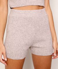 Short-de-Trico-Feminino-Mindset-Cintura-Alta-Canelado-Kaki-Claro-9989269-Kaki_Claro_1