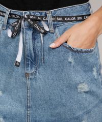 Saia-Jeans-Feminina-Curta-Destroyed-com-Cinto-Cadarco-Azul-Medio-9983319-Azul_Medio_4