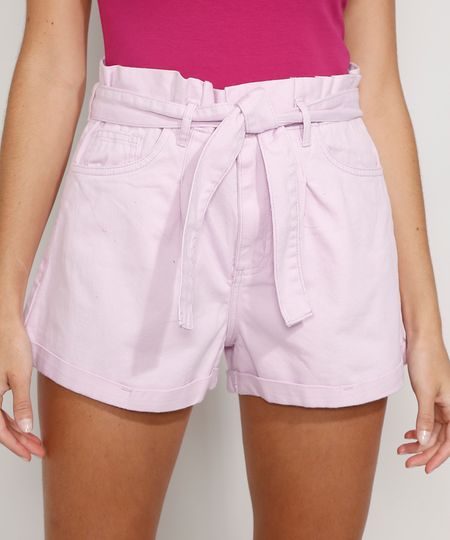 Short-de-Sarja-Feminino-Clochard-Cintura-Super-Alta-com-Faixa-para-Amarrar-Lilas-9976280-Lilas_1 Short-de-Sarja-Feminino-Clochard-Cintura-Super-Alta-com-Faixa-para-Amarrar-Lilas-9976280-Lilas_1