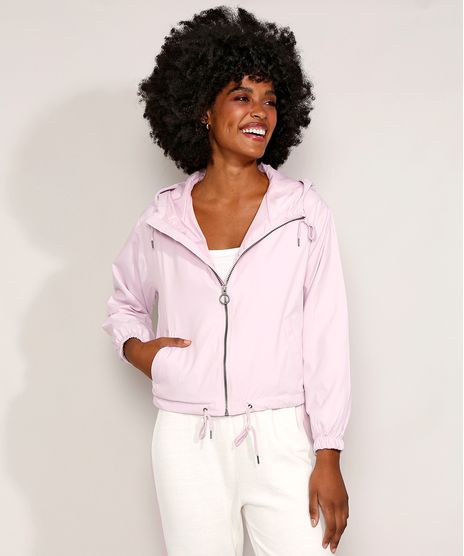 Jaqueta-Corta-Vento-Feminina-com-Capuz-e-Bolsos-Lilas-9967487-Lilas_1