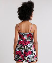 Macaquinho-Feminino-Estampado-Floral-com-Renda-na-Barra-Alca-Fina--Preto-8903749-Preto_2