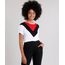 Blusa-Feminina-com-Recortes-Contrastantes-Manga-Curta-Decote-Redondo-Branca-9186642-Branco_1