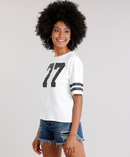 Blusa-Feminina--77--Manga-Curta-Decote-Redondo-Off-White-9129699-Off_White_1 Blusa-Feminina--77--Manga-Curta-Decote-Redondo-Off-White-9129699-Off_White_1