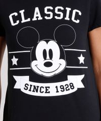 Blusa-Feminina-Mickey-Mouse-Manga-Curta-Decote-Redondo-em-Algodao---Sustentavel-Preta-9132131-Preto_4