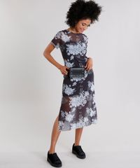 Vestido-Feminino-Midi-Estampado-Floral-em-Tule-com-Fendas-Cinza-9132098-Cinza_3