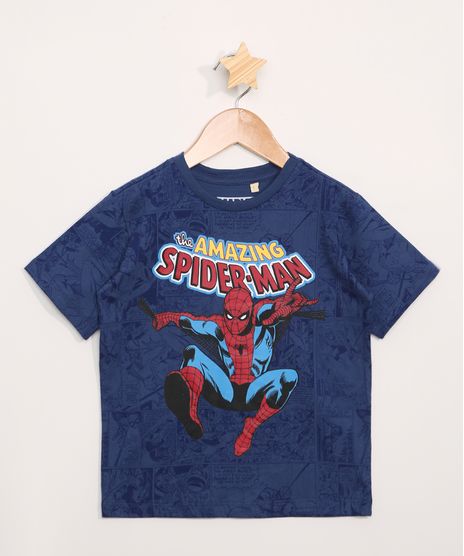 Camiseta-Infantil-Manga-Curta-Estampada-Quadrinhos-Homem-Aranha-Azul-Marinho-9979885-Azul_Marinho_1