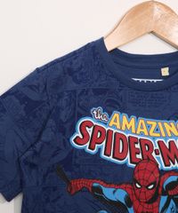 Camiseta-Infantil-Manga-Curta-Estampada-Quadrinhos-Homem-Aranha-Azul-Marinho-9979885-Azul_Marinho_4