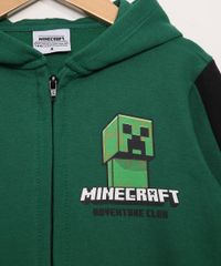 Blusa-de-Moletom-Infantil-Minecraft-com-Ziper-e-Capuz-Verde-9979311-Verde_2