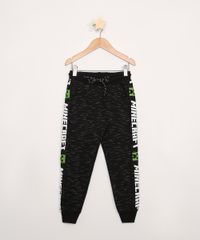 Calca-de-Moletom-Infantil-Minecraft-Preta-9981013-Preto_1