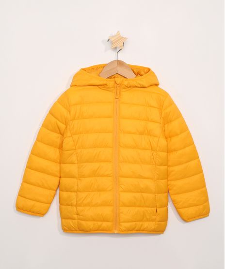 Jaqueta-Infantil-Puffer-com-Capuz-Mostarda-9349527-Mostarda_1