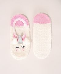 Meia-Infantil-Sapatilha-Unicornio-Branca-9927141-Branco_1