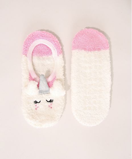 Meia-Infantil-Sapatilha-Unicornio-Branca-9927141-Branco_1