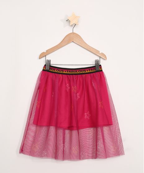 Saia-Infantil-de-Tule-Estampada-de-Estrelas-Pink-9980693-Pink_1