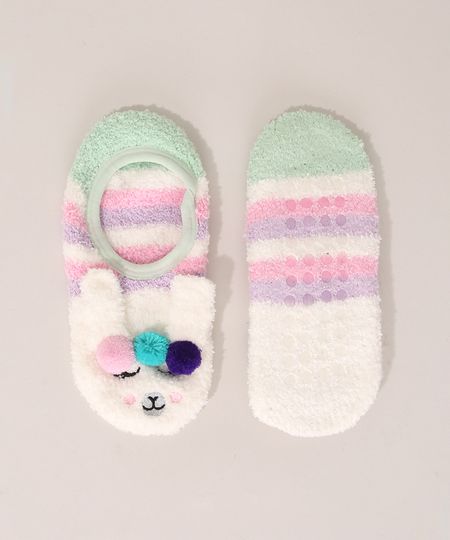 Meia-Infantil-Sapatilha-Lhama-Multicor-9927140-Multicor_1