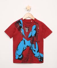 Camiseta-Infantil-Manga-Curta-Homem-Aranha-Vermelho-9978144-Vermelho_1