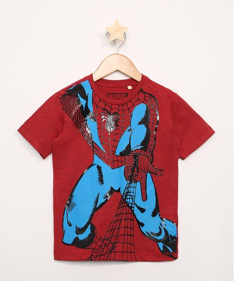 Camiseta-Infantil-Manga-Curta-Homem-Aranha-Vermelho-9978144-Vermelho_1
